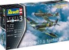 Revell - Combat Set - Bf109G-10 Spitfire Mkv - 1 27 - 03710