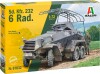 Italeri 97032 - Sd Kfz 232 6 Rad Model Bil Byggesæt - 1 72