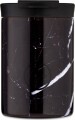24 Bottles - Travel Tumbler - 0 35L Rejsekrus - Sort Marble