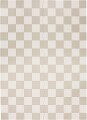 3 Sprouts - Skumgulv Til Børn - Checkerboard Beige - 171X123 Cm