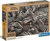 Clementoni Puslespil - National Geographic Zebra - 1000 Brikker