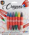 6 Tofarvede Crayons - Topwrite