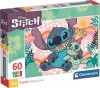 Clementoni Puslespil - Disney Stitch - Super Color - 60 Brikker