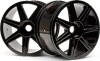 7 Spoke Black Chrome Trophy Truggy Wheel - Hp101156 - Hpi Racing