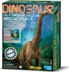 4M - Dinosaur - Dig A Brachiosaurus Skeleton - Videnskabssæt