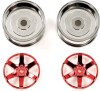 2Pc 6Spk Red Whl 26Mm Off 4 - 54552 - Tamiya