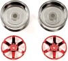 2Pc 6Spk Red Whl 26Mm Off 6 - 54553 - Tamiya