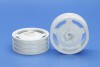 2Wd Buggy Front Star-Dish Wheels Hex Hub White - 22044 - Tamiya