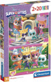 Disney Puslespil - Super Kitties - Color - 2X20 Brikker - Clementoni