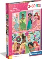 2X60 Puslespil Disney Princess Brikker