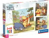 3X48 Puslespil Square - Disney Winnie The Pooh Brikker