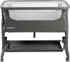 Babytrold - Bedside Sleep Tight Med Hjul - Grå - 92 X 55 X 705-82 Cm