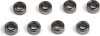 Ball Bearings Ø3X6X25Mm 8Pcs - 548135 - Blackzon