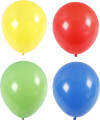 Balloner - Kæmpe - Ø 41 Cm - Blå - Grøn - Rød - Gul - 4 Stk
