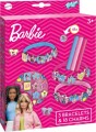 Barbie - 3 Diy Armbånd Sæt Til Børn - Inkl 18 Dekorationer