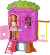 Barbie - Chelsea Dukke I Træhus - 10 Dele
