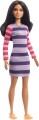 Barbie - Fashionistas Dukke - Stribet Kjole - Mattel Gyb02