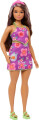 Barbie - Fashionistas Dukke 244 - Blomstret Kjole - Mattel Jjn57