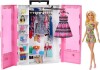 Barbie Dukke - Fashionistas Legesæt - Ultimative Tøjskab Med Tilbehør