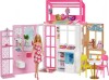 Barbie - Hus Med Dukke Og Tilbehør