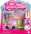 Barbie - Mini Barbieland Convertible Og Dukke - Mattel Hyf42