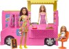 Barbie Sæt - 3 Dukker Og Madvogn