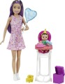 Barbie - Skipper Babysitter Dukke Legesæt - Højstol