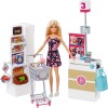 Barbie Supermarked Sæt Med Dukke
