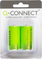 Batteri C - 2 Pak - Super Alkaline - Q Connect