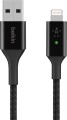 Belkin - Smart Led Usb-A To Lightning Cable Black