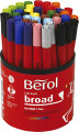Berol Colourbroad Tusch - Ø 10 Mm - Tykkelse 1-1 7 Mm - Assorterede Farver