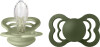 Bibs - Pacifier Supreme 2 Pack Silicone - Sagehunter Green - Size 2