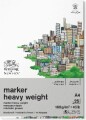 Tegneblok - A4 - Marker Heavy Weight - 25 Sider - Winsor Newton