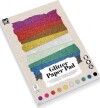 Blok A4 Glitterkarton - 180 G - 10 Assorterede