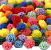 Blomster Perler - 15X8 Mm - 1 5 Mm - Flere Farver - 10X25 Stk - 300 Ml