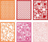 Blondekarton I Blok - A6 - 104X146 Mm - 200 G - Orange - Pink - Rød - Rosa
