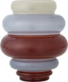 Bloomingville - Annhelene Vase - Multifarvet - Glas - H 24 Cm