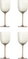 Bloomingville Vinglas - Aston - Bronze - Glas - Sæt Med 4