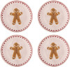 Bloomingville - Binna Tallerkener - Rosa - Stentøj - Ø 16 Cm - 4 Stk