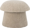 Bloomingville - Bocca Puf Med Opbevaring - Natur - Polyester