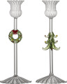 Bloomingville - Branton Lysestager - Glas - Klar - 2 Stk