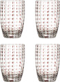 Bloomingville Glas - Brinley - Brun - Glas - Sæt Med 4 - 350 Ml