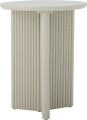 Bloomingville - Edith Rundt Sidebord - Fyrretræ - Hvid