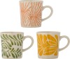 Creative Collection - Fauni Krus - Gul - 3 Stk - Stentøj Keramik
