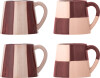 Bloomingville - Floki Krus - Rosa - Stentøj Keramik - 280 Ml - 4 Stk