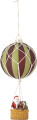 Bloomingville - Hettie Juleornament - Julemand I Luftballon - Glas
