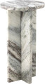 Bloomingville - Jasmia Sidebord - 30X55 Cm - Natur - Marmor