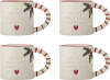 Bloomingville - Jovida Kopper - Jul - Natur - Stentøj - 4 Stk