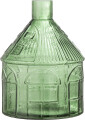 Bloomingville - Kamila Vase - Grøn - Genanvendt Glas - H 34 5 Cm