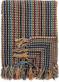 Bloomingville - Lazzario Plaid - Genanvendt Bomuld - 160X130 Cm - Blå